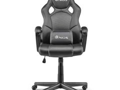 Scaun gaming NGS WASP, reglabil pe intalime, perna lombar, negru gri